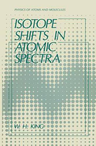 Cover image for Isotope Shifts in Atomic Spectra