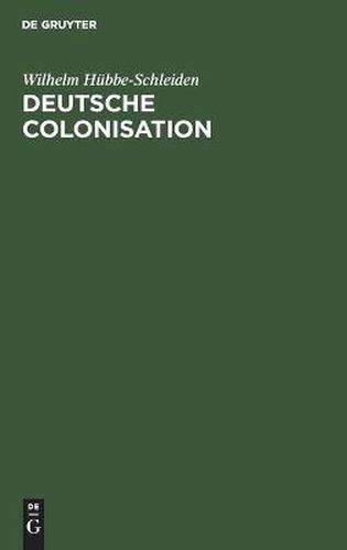 Cover image for Deutsche Colonisation