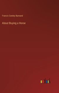 Cover image for About Buying a Horse