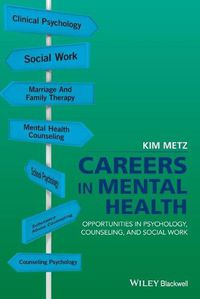 Cover image for Careers in Mental Health - Opportunities in Psychology, Counselling and Social Work