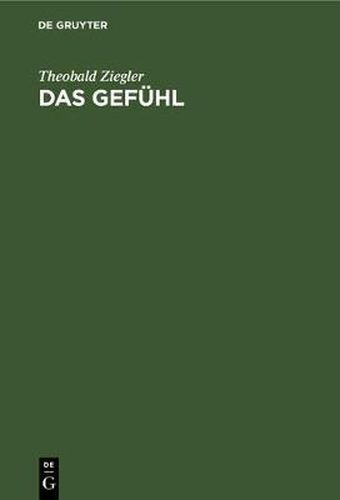 Cover image for Das Gefuhl: Eine Psychologische Untersuchung