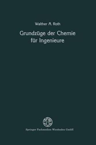 Cover image for Grundzuge Der Chemie Fur Ingenieure