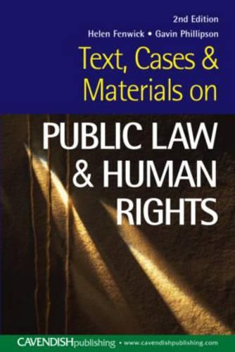 Cover image for Text, Cases and Materials on Public Law and Human Rights