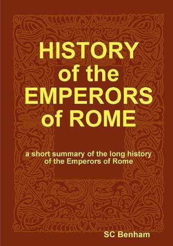 Cover image for HISTORY of the EMPERORS of ROME