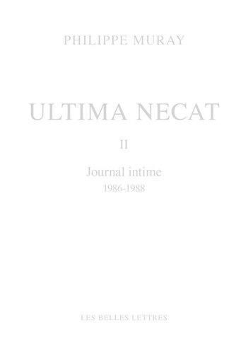 Cover image for Ultima Necat II: Journal Intime 1986-1988