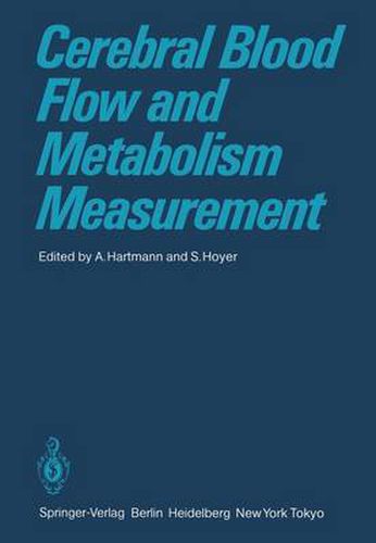 Cover image for Cerebral Blood Flow and Metabolism Measurement