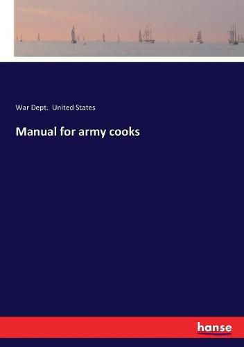 Manual for army cooks