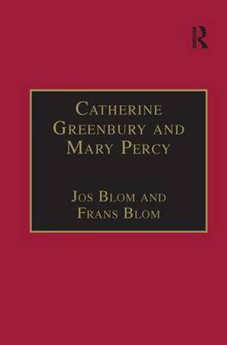 Cover image for Catherine Greenbury and Mary Percy: Printed Writings 1500-1640: Series 1, Part Four, Volume 2