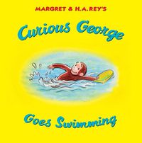 Cover image for Curious George Goes Swimming
