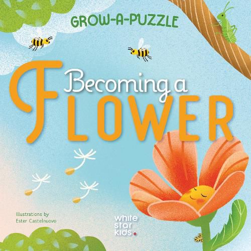 Cover image for Becoming A Flower: Grow-a-Puzzle