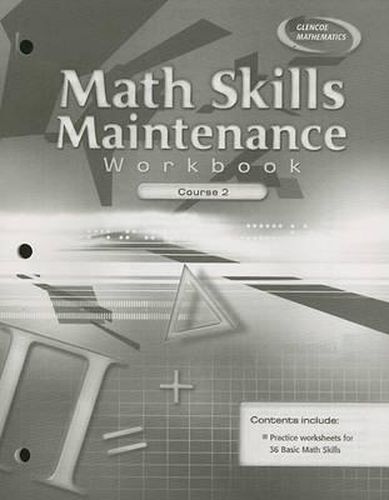 Cover image for Math Skills Maintenance Workbook: Course 2