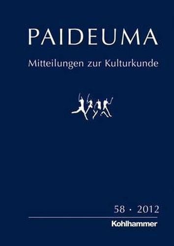 Cover image for Paideuma 58/2012: Mitteilungen Zur Kulturkunde