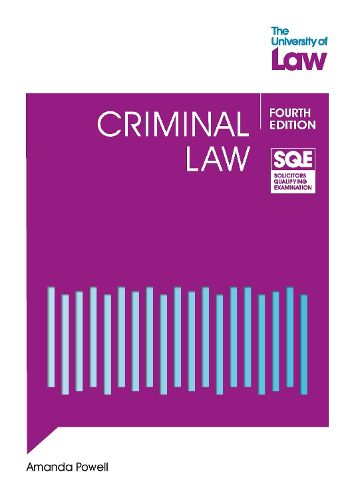 Cover image for SQE - Criminal Law 4e