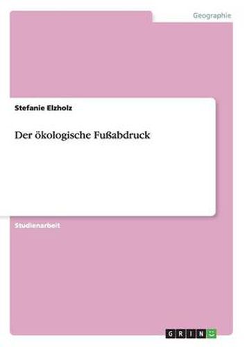 Cover image for Der oekologische Fussabdruck