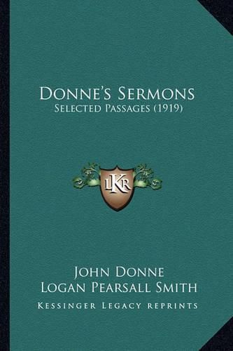 Donne's Sermons: Selected Passages (1919)