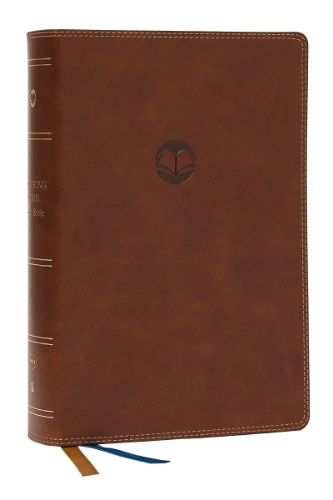 Cover image for Enduring Word Study Bible: Pastoral Commentary from Every Chapter of the Bible (NKJV, Brown Leathersoft, Red Letter, Comfort Print)