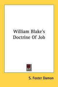 Cover image for William Blake's Doctrine of Job