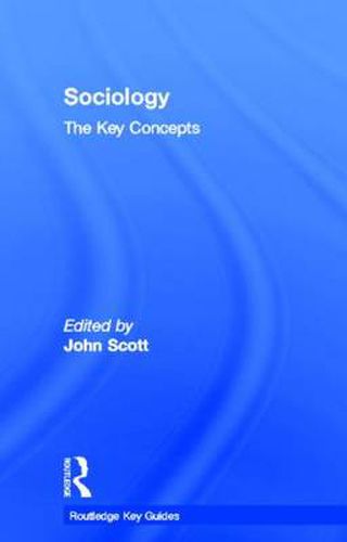 Cover image for Sociology: The Key Concepts