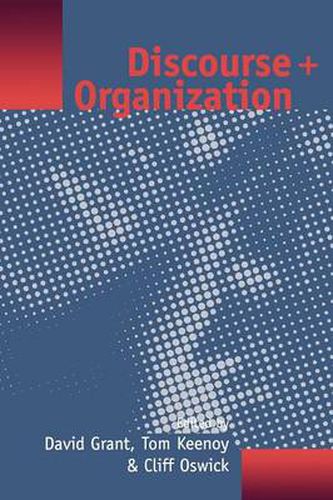 Cover image for Discourse and Organization