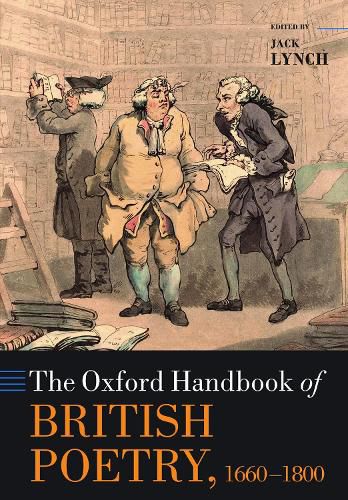 Cover image for The Oxford Handbook of British Poetry, 1660-1800