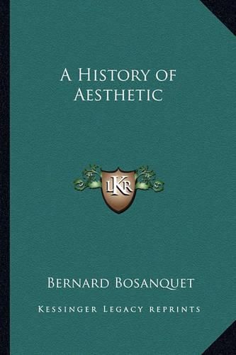 Cover image for A History of Aesthetic