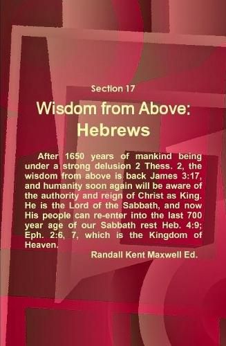 Cover image for Section 17 Wisdom from Above: Hebrews