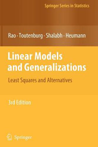 Cover image for Linear Models and Generalizations: Least Squares and Alternatives