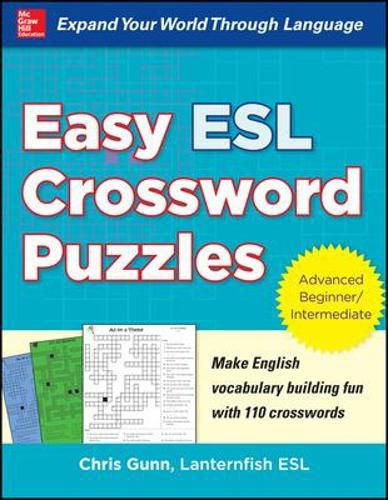 Cover image for Easy ESL Crossword Puzzles