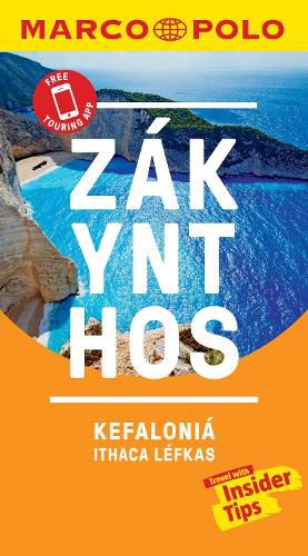 Cover image for Zakynthos and Kefalonia Marco Polo Pocket Travel Guide - with pull out map: Includes Ithaca and Lefkas