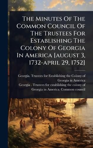 Cover image for The Minutes Of The Common Council Of The Trustees For Establishing The Colony Of Georgia In America [august 3, 1732-april 29, 1752]