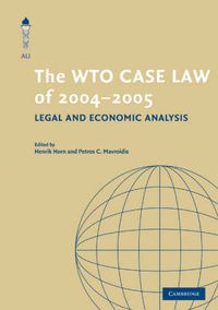 Cover image for The WTO Case Law of 2004-5