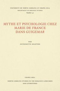 Cover image for Mythe et Psychologie chez Marie de France dans Guigemar