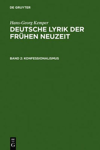 Cover image for Konfessionalismus