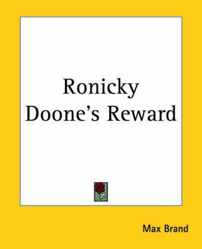 Cover image for Ronicky Doone's Reward