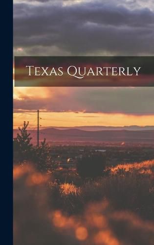 Cover image for Texas Quarterly