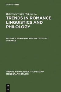 Cover image for Language and Philology in Romance