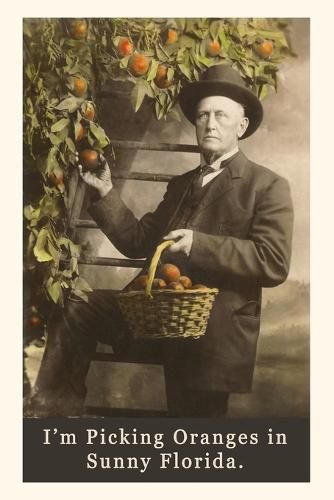 Cover image for Vintage Journal 'Old Man with Oranges, Florida