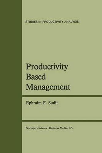 Cover image for Productivity Based Management