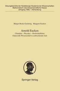 Cover image for Arnold Eucken