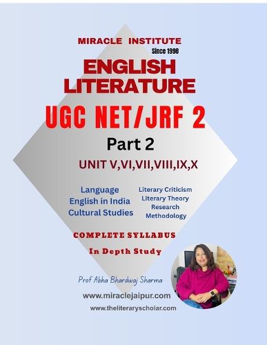 Cover image for English Literature UGC NET JRF 2