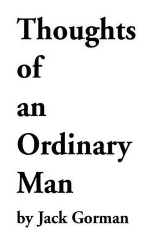 Cover image for Thoughts of an Ordinary Man