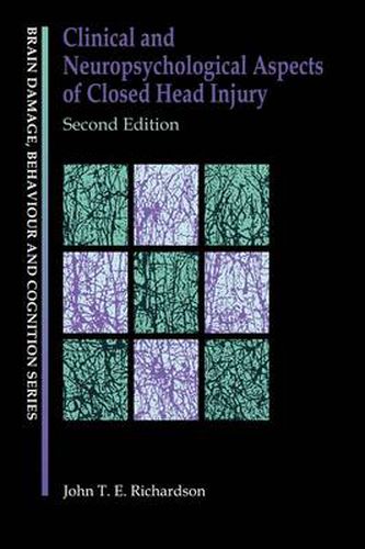 Cover image for Clinical and Neuropsychological Aspects of Closed Head Injury