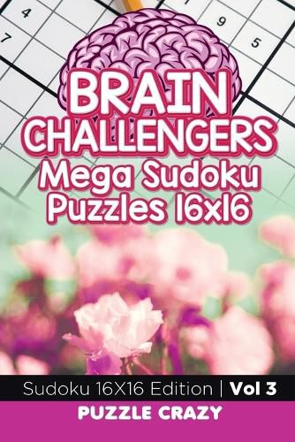 Cover image for Brain Challengers Mega Sudoku Puzzles 16x16 Vol 3: Sudoku 16X16 Edition