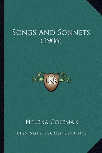 Cover image for Songs and Sonnets (1906) Songs and Sonnets (1906)