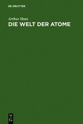 Cover image for Die Welt der Atome