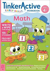 Cover image for Tinkeractive Early Skills Math Workbook Ages 4+