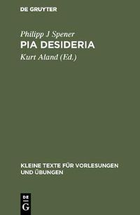 Cover image for Pia Desideria