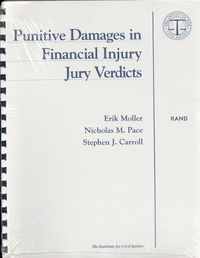 Cover image for Punitive Damages in Financial Injury Jury Verdicts: Executive Summary