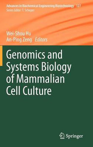 Cover image for Genomics and Systems Biology of Mammalian Cell Culture