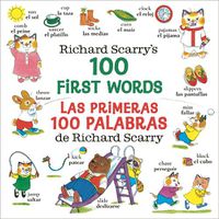 Cover image for Richard Scarry's 100 First Words/Las primeras 100 palabras de Richard Scarry
